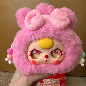 Baby Three Pink Good Luck Bag with Special Eyes - Opened, Confirmed